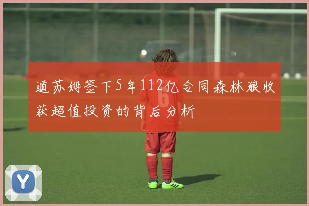 道苏姆签下5年112亿合同森林狼收获超值投资的背后分析